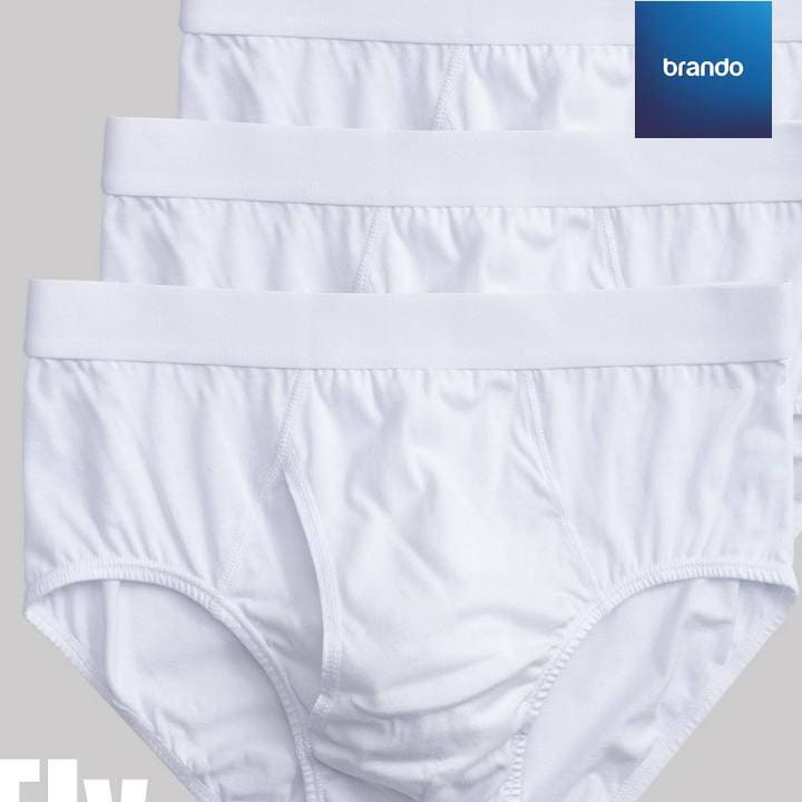 Box of 5 White slip underwear with opening Daniel cool 100% cotton As low as NIS 69 (Copy) - Brando - Basic Clothing for Men