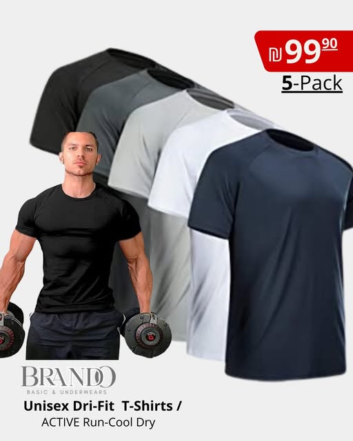 تيشيرتات Dri-Fit رجالية سريعة الجفاف من RUN BE