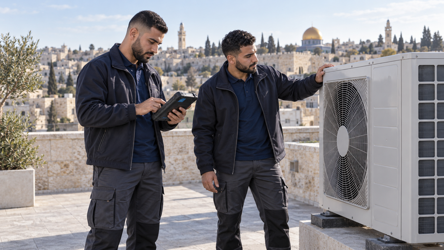 ملابس فنيي التكييف والتبريد في القدس | HVAC Workwear