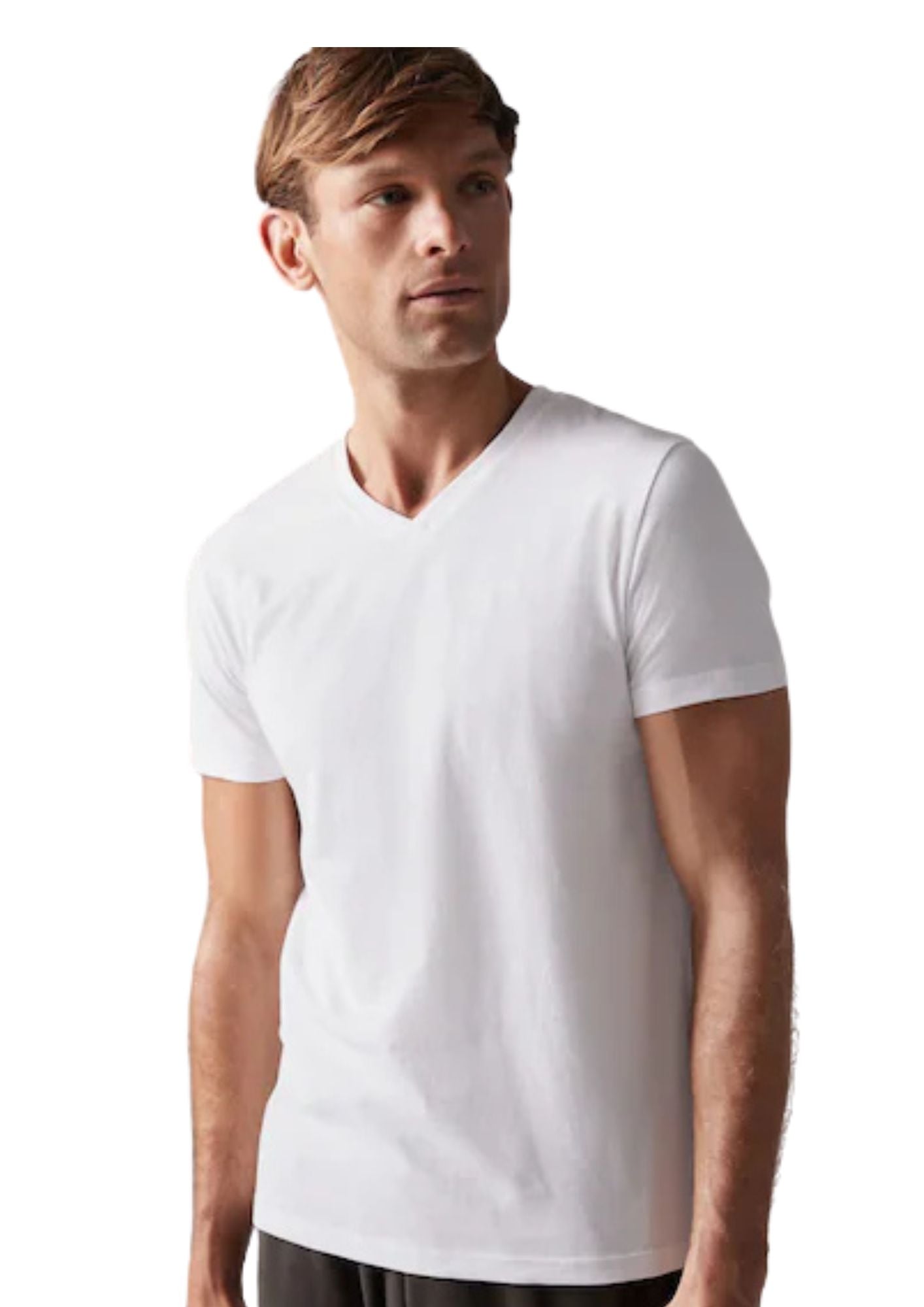 4-pack Daniel Cut V-Neck Cotton T-Shirts = 99 ₪