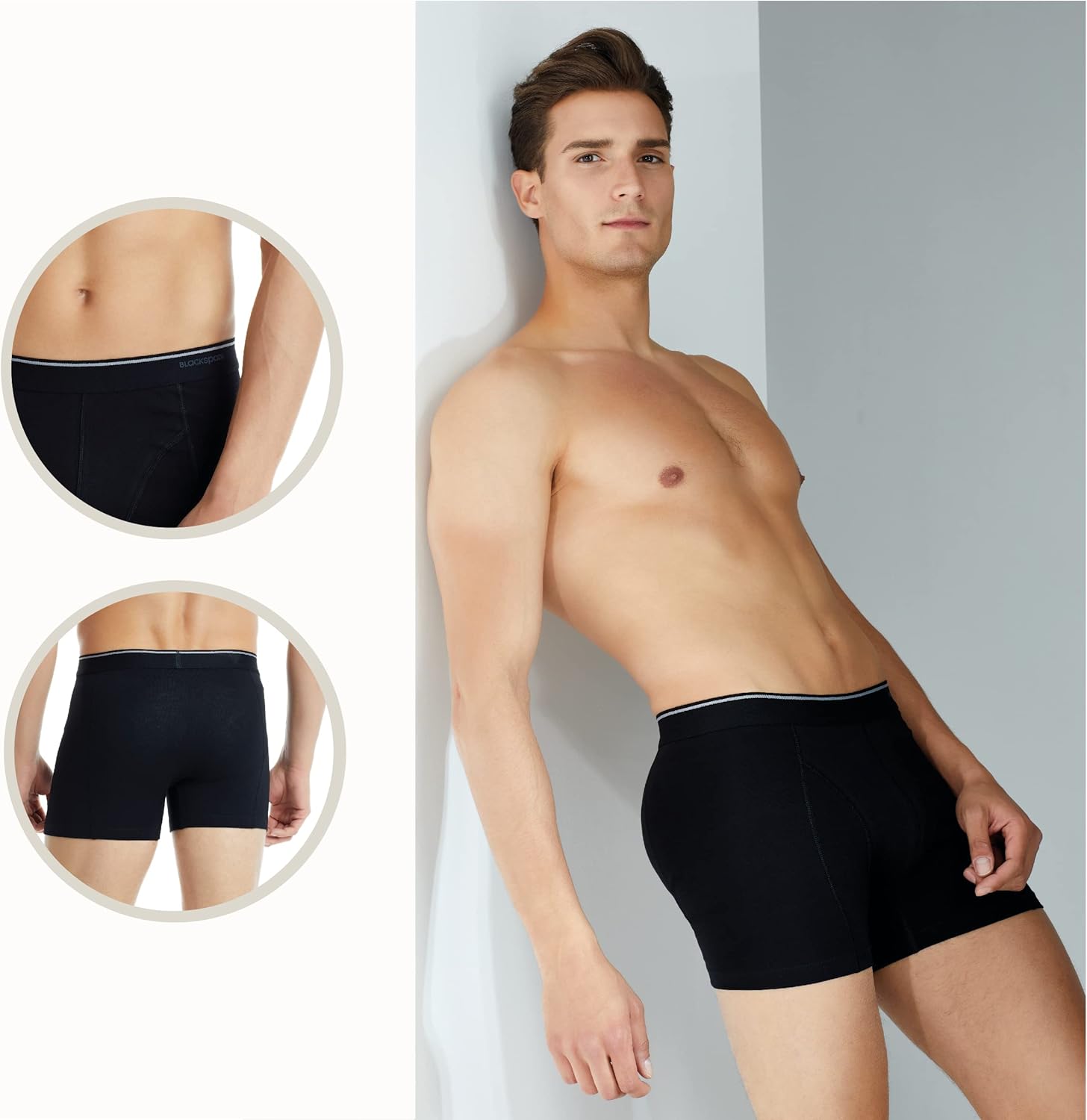 5pcs Men's Antibacterial Daniel Underwear Briefs Casual Shorts Breathable Comfortable Cotton Stretchy Sports - Brando -  Basic Clothing for Men