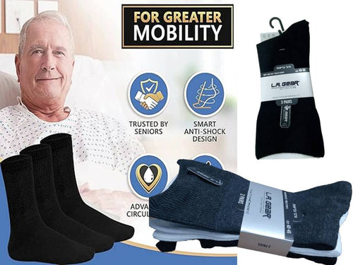 ..عرض خاص !! جوارب صحيه لكبار السن ولمرضى السكر والاقدام الحساسة - Brando -  Basic Clothing for Men