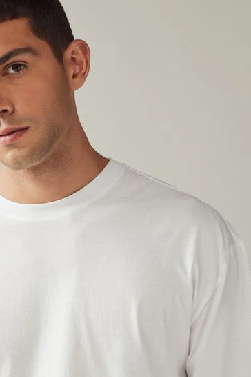 100% Cotton Long Sleeve Crew Neck T-Shirt - 4 Pack&nbsp; - Brando -  Basic Clothing for Men