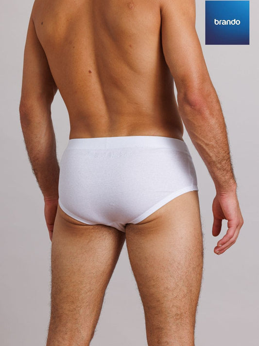 Box of 5 White slip underwear with opening Daniel cool 100% cotton As low as NIS 69 (Copy) - Brando - Basic Clothing for Men