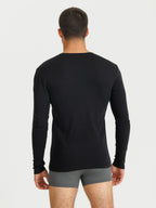 Long Sleeve 100% Cotton T-Shirts 4 Pack- Multi colors - Brando -  Basic Clothing for Men