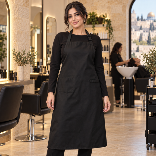 BRANDO-BLACK BOX Women Work Apron in Jerusalem Salon