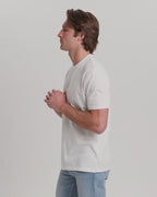 مجموعة عدد 5 - تيشرت قطن 100% عالي الجودة  -(باللون الأبيض)  RB Cotton  100%