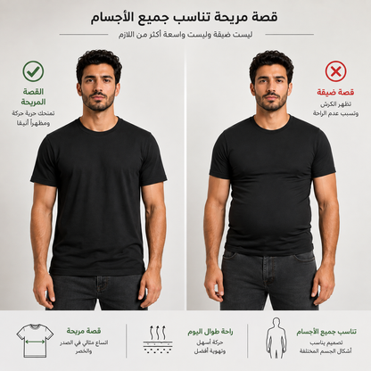 عرض 5 بلايز تي قطن 100% قبة دائرية – 99 ₪ | Run Be